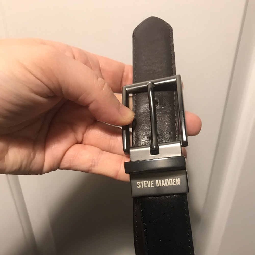 Steve Madden Black Belt - 36 - Picture 2 of 4